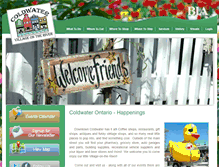 Tablet Screenshot of coldwatervillage.com